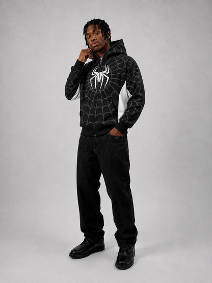 "Black" Spidey zip up hoodie