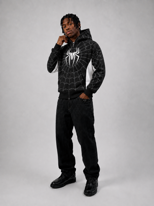 "Black" Spidey zip up hoodie