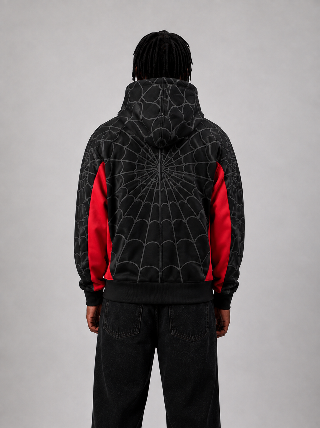 "Black and Red" Spidey zip up hoodie