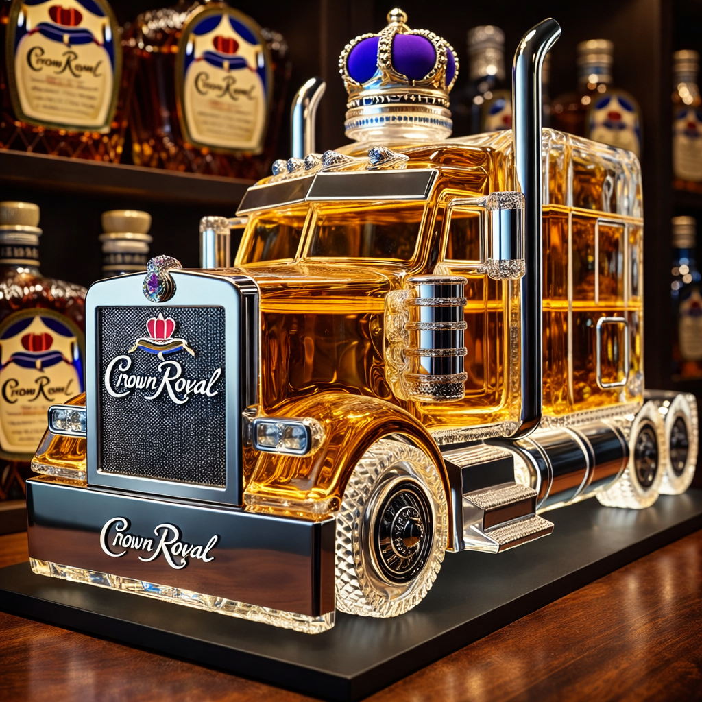 Semi Truck - Whisky Decanter